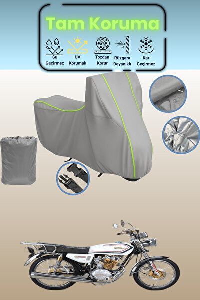 Dokaca Neo غطاء دراجة نارية رمادي نيون قماش مجدّل كوبا تشيتا 125R ماكس جولد م...