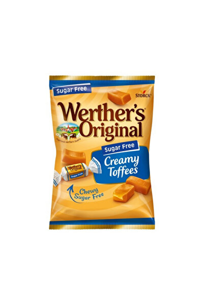 Werther's Original Sugar Free Creamy Toffees Şekersiz Karamel Şeker 80 g