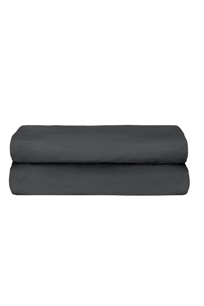 Altınbaşak Freesia King Size Ranforce Fitted Sheet 200X200+35 cm Anthracite