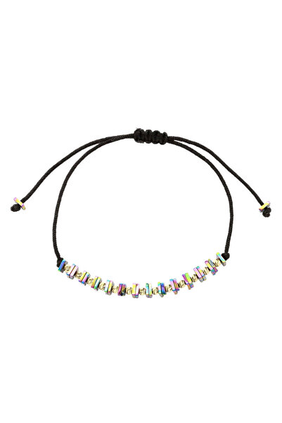 Bijuteria SORELLY Brățară cu mărgele de aur de 14k și hematit multicolor