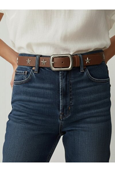 Gradelli Women's Belt with Star Design 2.8 cm