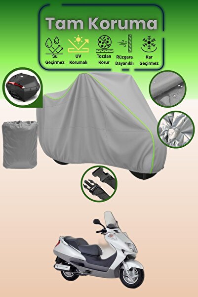 Dokaca Neo حقيبة خلفية رمادية نيون قماش مجدّل متوافقة مع هوندا FES 250 فورساي...