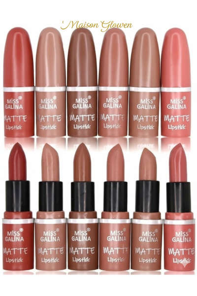 MAISON GLOWEN Miss Galina Matte 6'lı Ruj Seti A Serisi