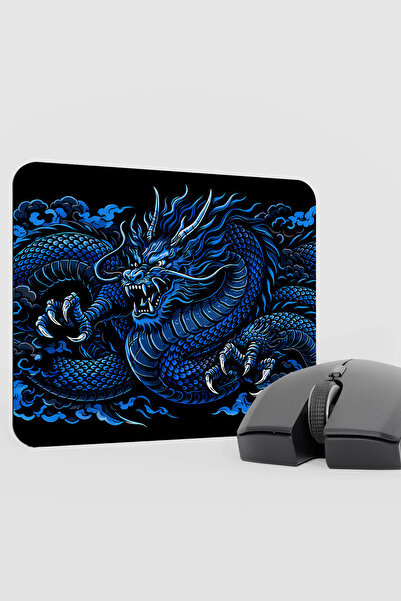 mousepad bastir Dragon Blue V2 22X18 Gaming Rubber Non-Slip Base Mouse Pad Mouse Mat