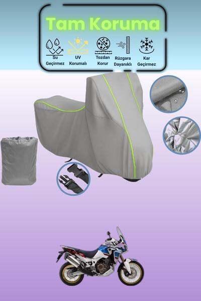 Dokaca Neo غطاء دراجة نارية رمادي اللون من نوع نيون فيتيل لهوندا CRF1000L أفر...