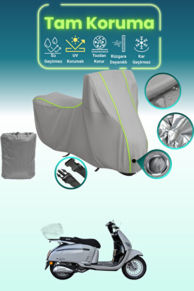 Dokaca Neo غطاء محرك متوافق مع يوكي ريزوتو 125، غطاء واقي من نوع Gray Neon قم...