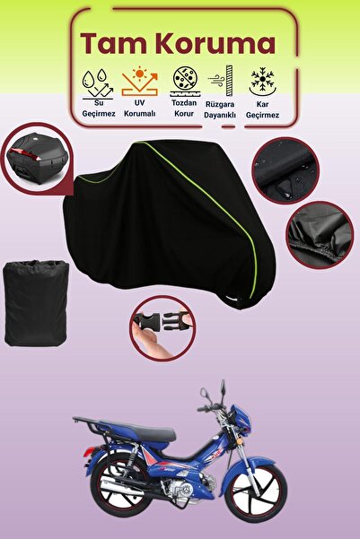 Dokaca Neo حقيبة خلفية باللون الأسود النيون قماش مجدّل متوافقة مع قماش الدراج...