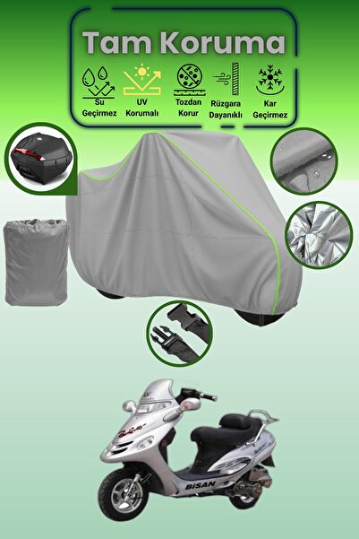 Dokaca Neo Gray Neon Corded Fabric Rear Bag Compatible Bisan Pacific 125 Comp...