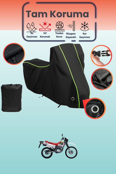 Dokaca Neo غطاء دراجة نارية متوافق مع هوندا XLR 125، غطاء واقي من ماركة Black...