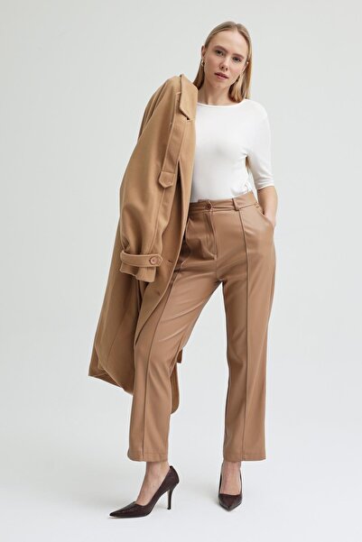 Lijuri Ribbed stitched leather pants 0096 r7-a-k4