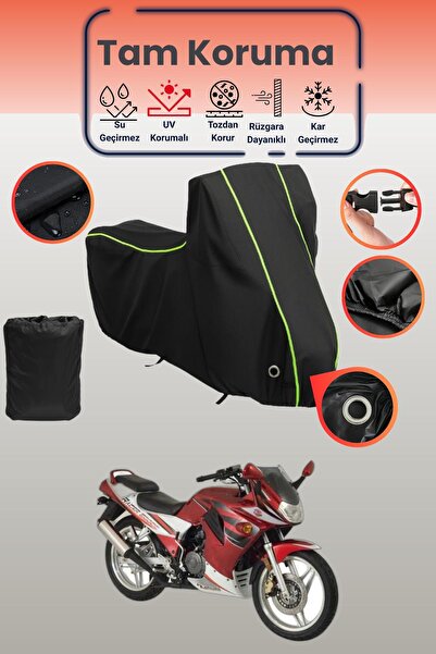 Dokaca Neo غطاء دراجة نارية متوافق مع كانوني ريسر قماش مجدّل باللون الأسود ال...