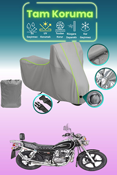 Dokaca Neo غطاء محرك متوافق مع جاكوار أرورا AR 150-A من نوع Gray Neon قماش مج...