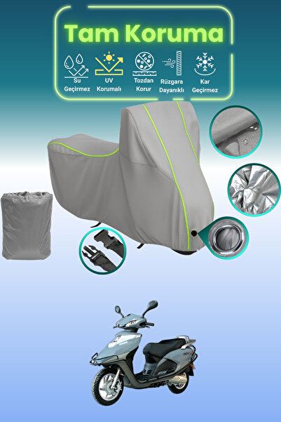 Dokaca Neo غطاء حماية رمادي نيون قماش مجدّل متوافق مع أورورا سبيشال 125، غطاء...