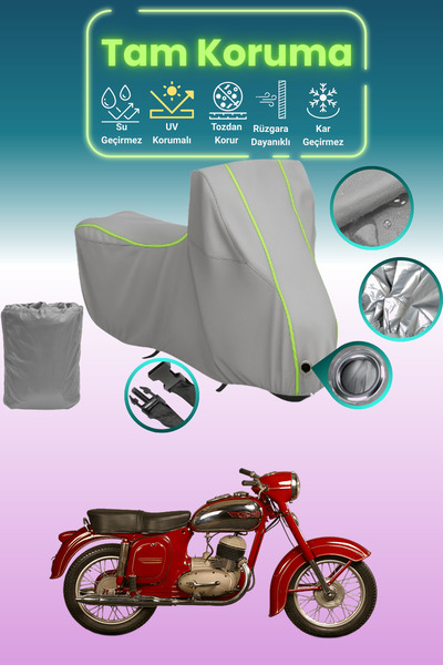 Dokaca Neo غطاء محرك متوافق مع جاوا قماش مجدّل كيلوت، متوافق مع جاوا 250 سيلا...