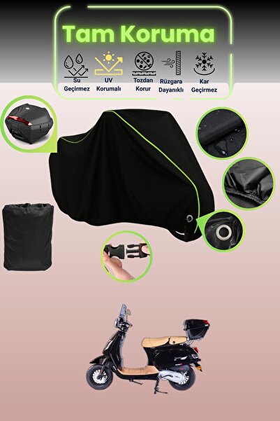 Dokaca Neo حقيبة خلفية وقفل أسود نيون قماش مجدّل متوافقة مع فالكون كوبر 125 E...