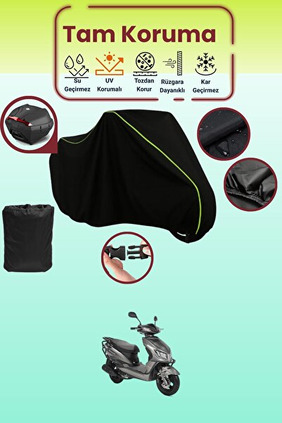 Dokaca Neo حقيبة خلفية باللون الأسود النيون قماش مجدّل متوافقة مع قماش الدراج...