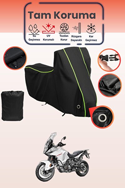 Dokaca Neo غطاء دراجة نارية متوافق مع KTM 1290 Super Adventure T من Black Neo...