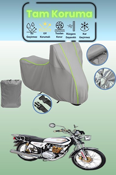 Dokaca Neo غطاء دراجة نارية رمادي نيون قماش مجدّل كوبا تشيتا 100R ماكس جولد م...