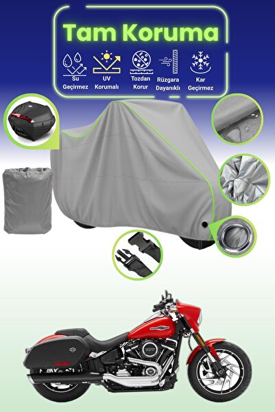 Dokaca Neo حقيبة خلفية رمادية نيون قماش مجدّل متوافقة مع حقيبة هارلي ديفيدسون...