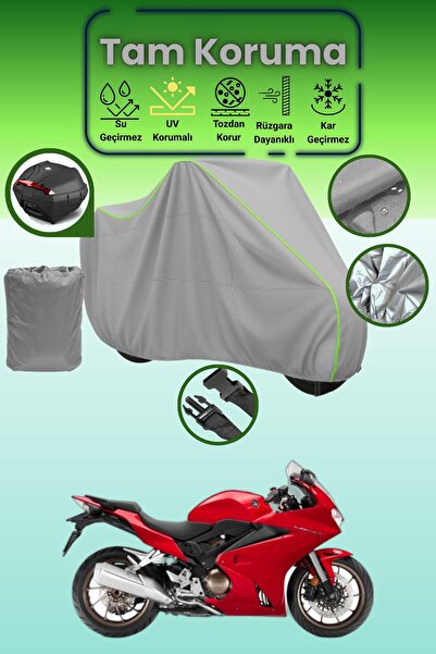 Dokaca Neo Gray Neon Corded Fabric Tail Bag Compatible Honda Vfr 800 Compatib...