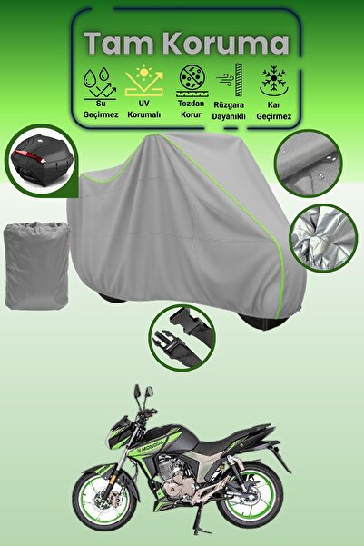 Dokaca Neo حقيبة خلفية رمادية نيون قماش مجدّل متوافقة مع مونديال كيه دي 125 إ...