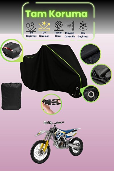 Dokaca Neo حقيبة خلفية وقفل أسود نيون قماش مجدّل متوافقة مع قماش الدراجة النا...