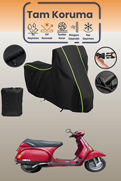 Dokaca Neo غطاء محرك متوافق مع بياجيو فيسبا كوزا قماش مجدّل باللون الأسود الن...