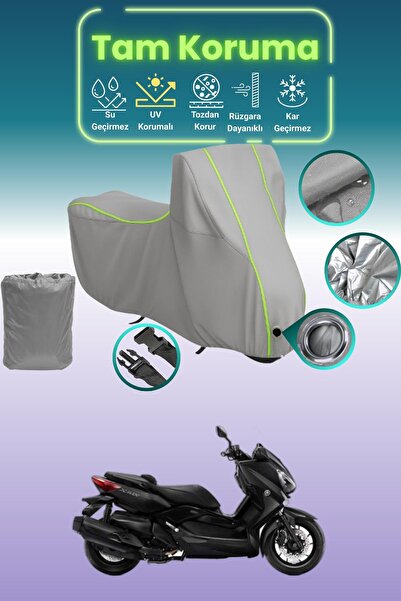 Dokaca Neo Gray Neon Corded Fabric Lock Compatible Yamaha X-Max 300 Iron Max ...