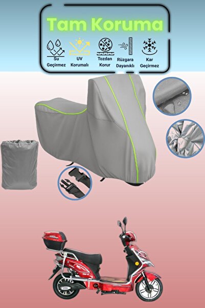 Dokaca Neo غطاء دراجة نارية رمادي نيون قماش مجدّل كينج موتور KR-41 متوافق مع ...