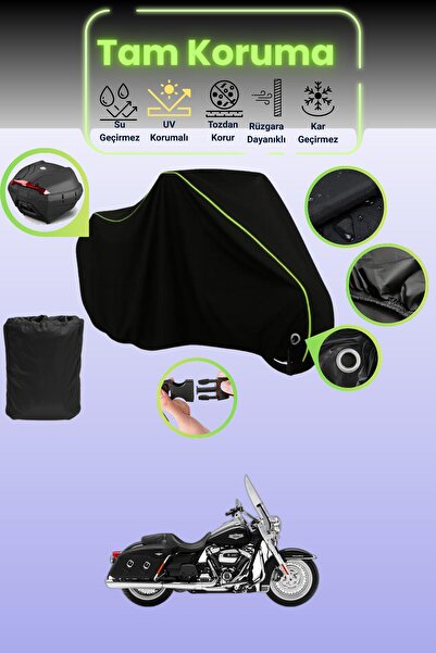 Dokaca Neo حقيبة خلفية سوداء نيون قماش مجدّل متوافقة مع حقيبة هارلي ديفيدسون ...