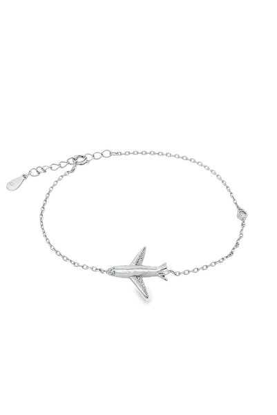 Bijuteria SORELLY Brățară din argint cu piatră albă