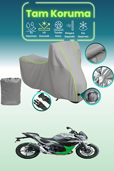 Dokaca Neo غطاء محرك هجين متوافق مع كاواساكي نينجا قماش مجدّل باللون الرمادي ...