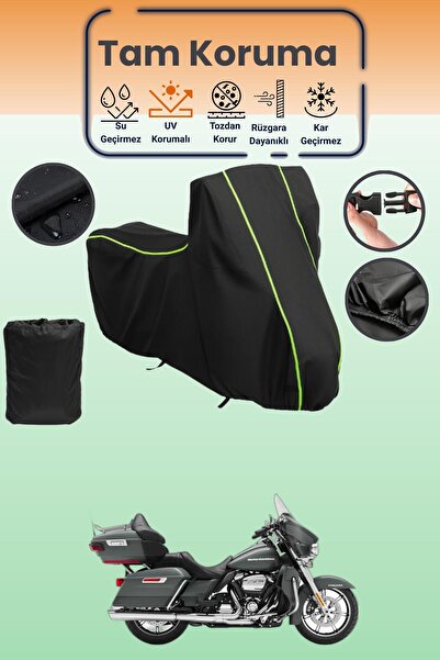 Dokaca Neo غطاء حماية أسود نيون قماش مجدّل من هارلي ديفيدسون ألترا ليمتد، غطا...