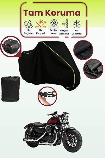 Dokaca Neo حقيبة خلفية باللون الأسود النيون قماش مجدّل متوافقة مع ماركة هارلي...