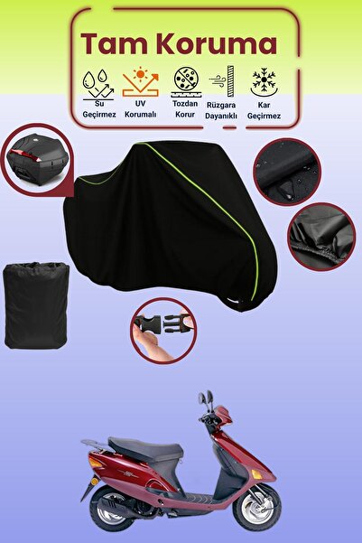 Dokaca Neo حقيبة خلفية سوداء نيون قماش مجدّل متوافقة مع قماش الدراجة النارية ...