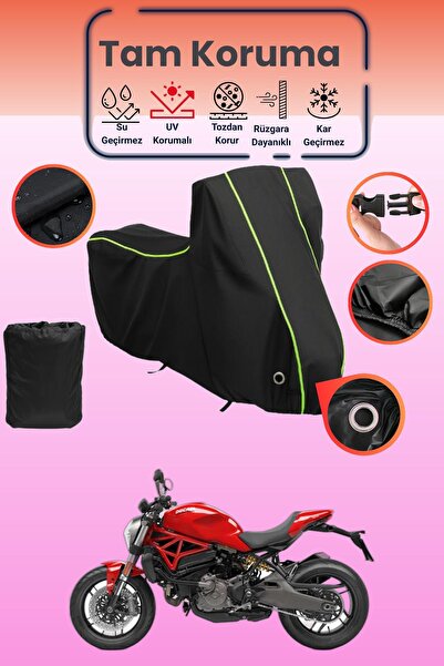 Dokaca Neo غطاء دراجة نارية متوافق مع دراجة نارية من نوع Ducati Monster 821، ...