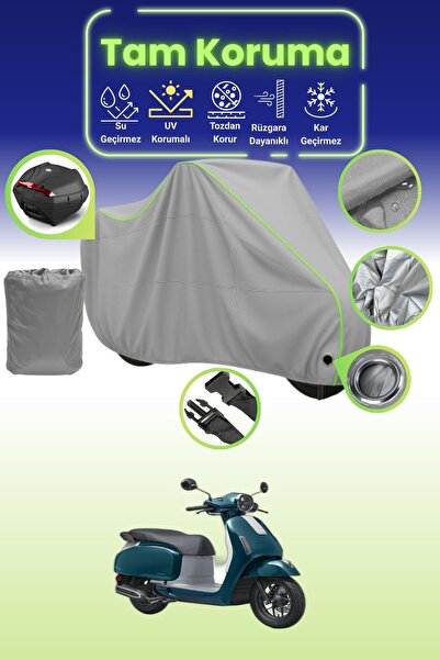 Dokaca Neo قفل رمادي نيون قماش مجدّل وحقيبة خلفية متوافقة مع قماش الدراجة الن...