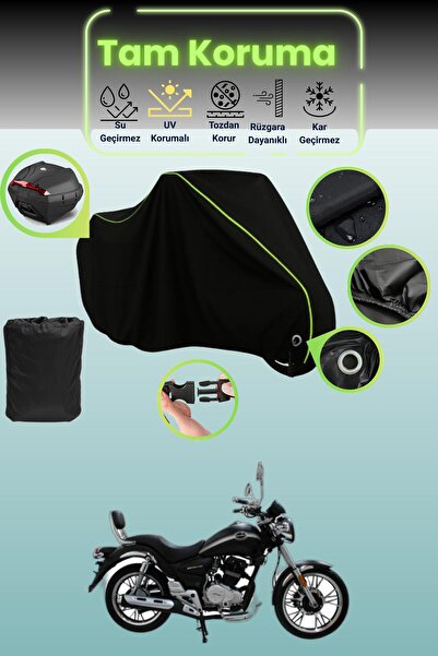 Dokaca Neo قماش دراجة نارية متوافق مع قفل قماش مجدّل وحقيبة خلفية باللون الأس...