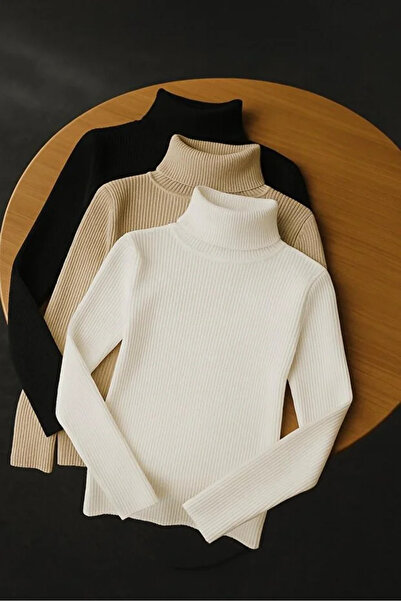 pepule Turtleneck Sweater 3-Piece Ready Pack Seasonal Savior Piece Cotton Turtleneck Slimfit