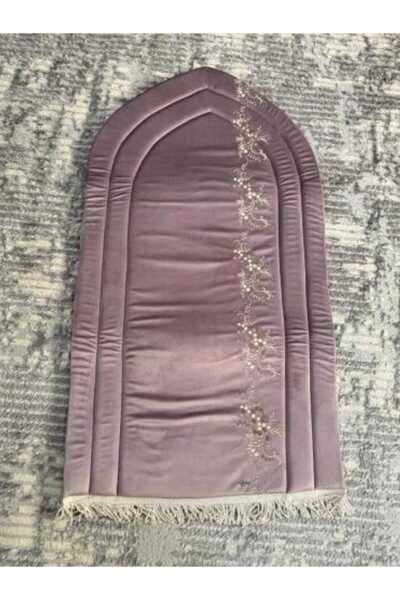 Gerenic Luxurious embroidered foam-padded prayer rug