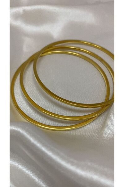 Zeyf 3'lü Çelik Ajda Bilezik