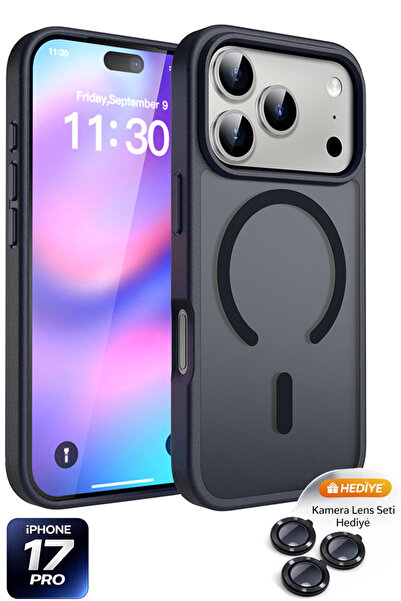 Tech&bello accessories حافظة متوافقة مع هاتف آيفون 17 برو، غطاء حماية مضاد لب...