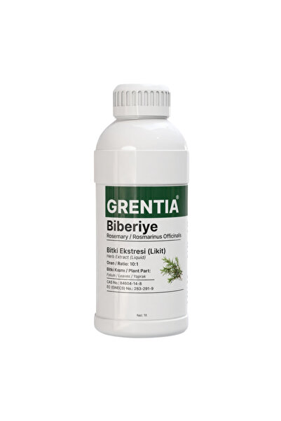 Grentia Biberiye Sıvı Ekstresi / Sıvı Ekstraktı 1lt - Rosmarinus officinalis