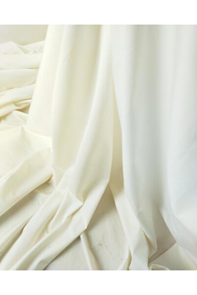 Kumaş Parça Poplin de bumbac ecru (lățime 150 cm x lungime 290 cm)