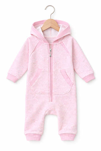 Baby Fou Zippered Hooded Jumpsuit