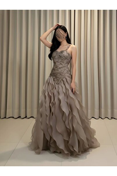 haninline Organza evening dress