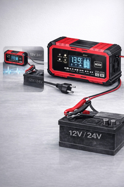 Blackbird Game Center Auhma AOC22 Akü Şarj ve Onarım Cihazı - 12V 15A-24V 8A Otomatik Seçim Dijital Ekran