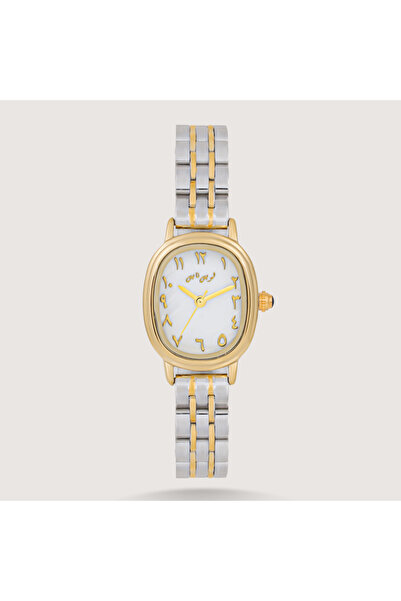 Louis Nice Women's silver and gold steel watch