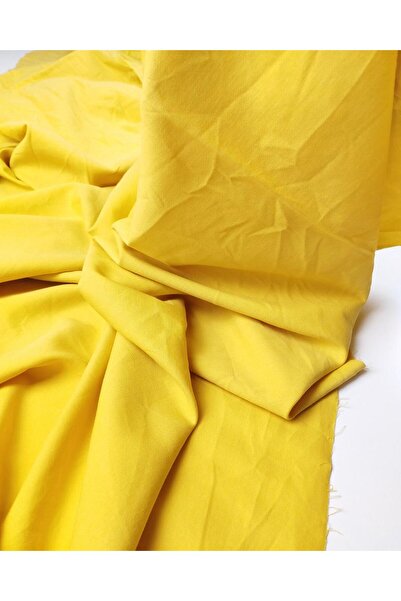 Kumaş Parça Бавовняна тканина гірчично-жовтого кольору (ширина 140 см x довжи...