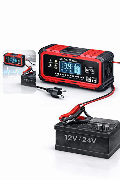 Blackbird Game Center Auhma AOC22 Akü Şarj ve Onarım Cihazı - 12V 15A-24V 8A Otomatik Seçim Dijital Ekran